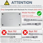 AKIT laptop hard shell cover bottom panel showing cooling ventilation slots