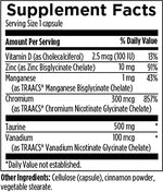 Designs for Health Chromium Synergy authentic USA imported glucose metabolism supplement container