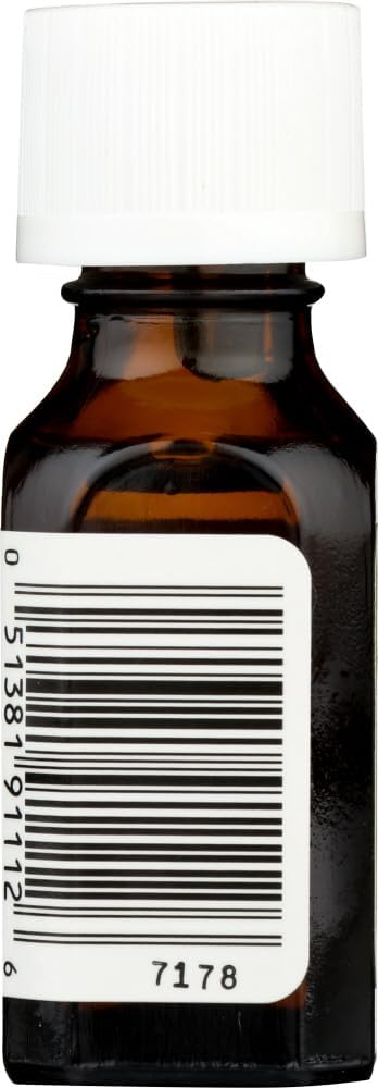 Aura Cacia pure essential oil bottle with cap closeup
