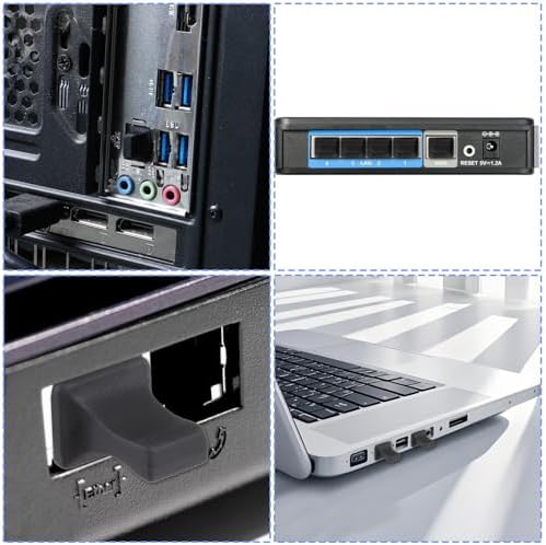 Skrfren Ethernet LAN port protector accessories