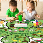 Rolled up OHOME St. Patrick's Day coloring keepsake