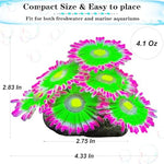 Pink HIKTQIW glow in the dark fish tank decorations moving naturally with water currents