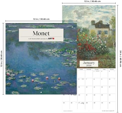 2026 Monet Wall Calendar - Image 8
