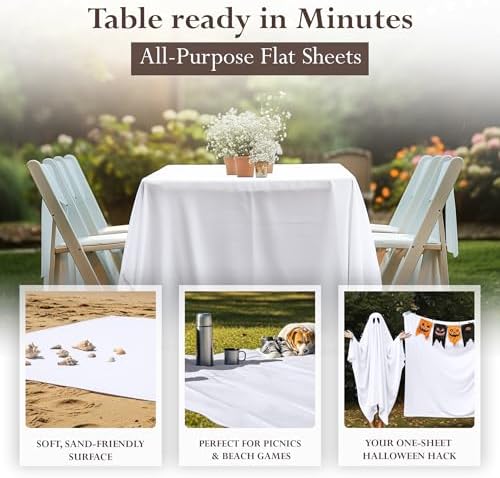 Utopia Bedding single pack flat sheet packaging presentation