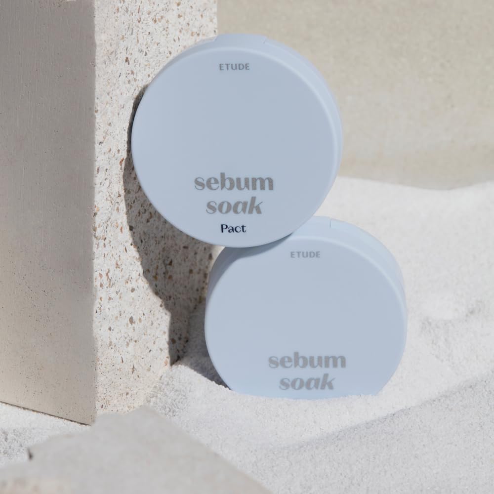 ETUDE authentic USA imported sebum soak compact for fresh matte skin