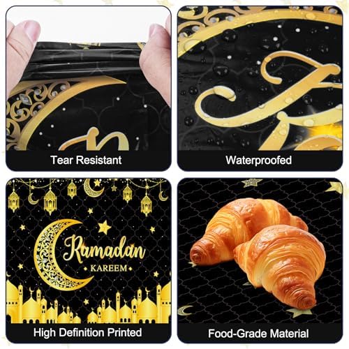 Disposable plastic Ramadan tablecloth for dining table