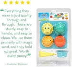 Sand cupcakes made with Melissa And Doug beach toy set