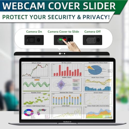 STARY computer monitor shield highlighting the micro-louver privacy angle protection zone.