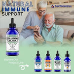 Sixty servings colloidal silver dropper measurement view for easy daily dosing