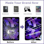 PassionTR screen replacement assembly highlighting the precise alignment cutouts for the front camera and sensor areas.