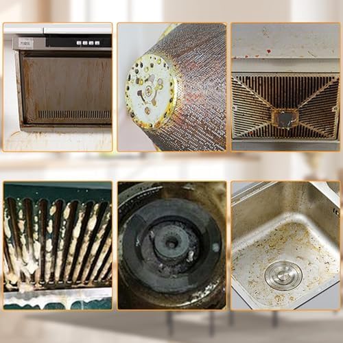 Multi purpose foam cleaner spray removing burnt oil stains from an oven interior