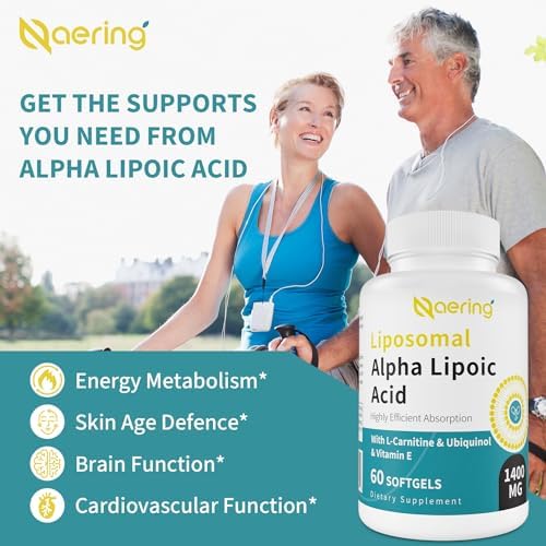 Naering premium softgels container showcasing ubiquinol and l-carnitine blend benefits