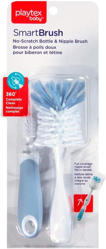 Playtex SmartSpace Baby Bottle Brush front view cleaning tool