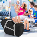 Weliday car seat transport bag showing reinforced zipper closure