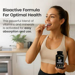 Authentic imported health and wellness multimineral capsules for men and women.