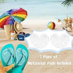 Washable and reusable forefoot pads for long-lasting foot comfort.