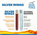 Natural Path Silver Wings pharmaceutical grade silver liquid dropper close up view