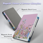 Detail of Aippdo case featuring pen tip storage compartment