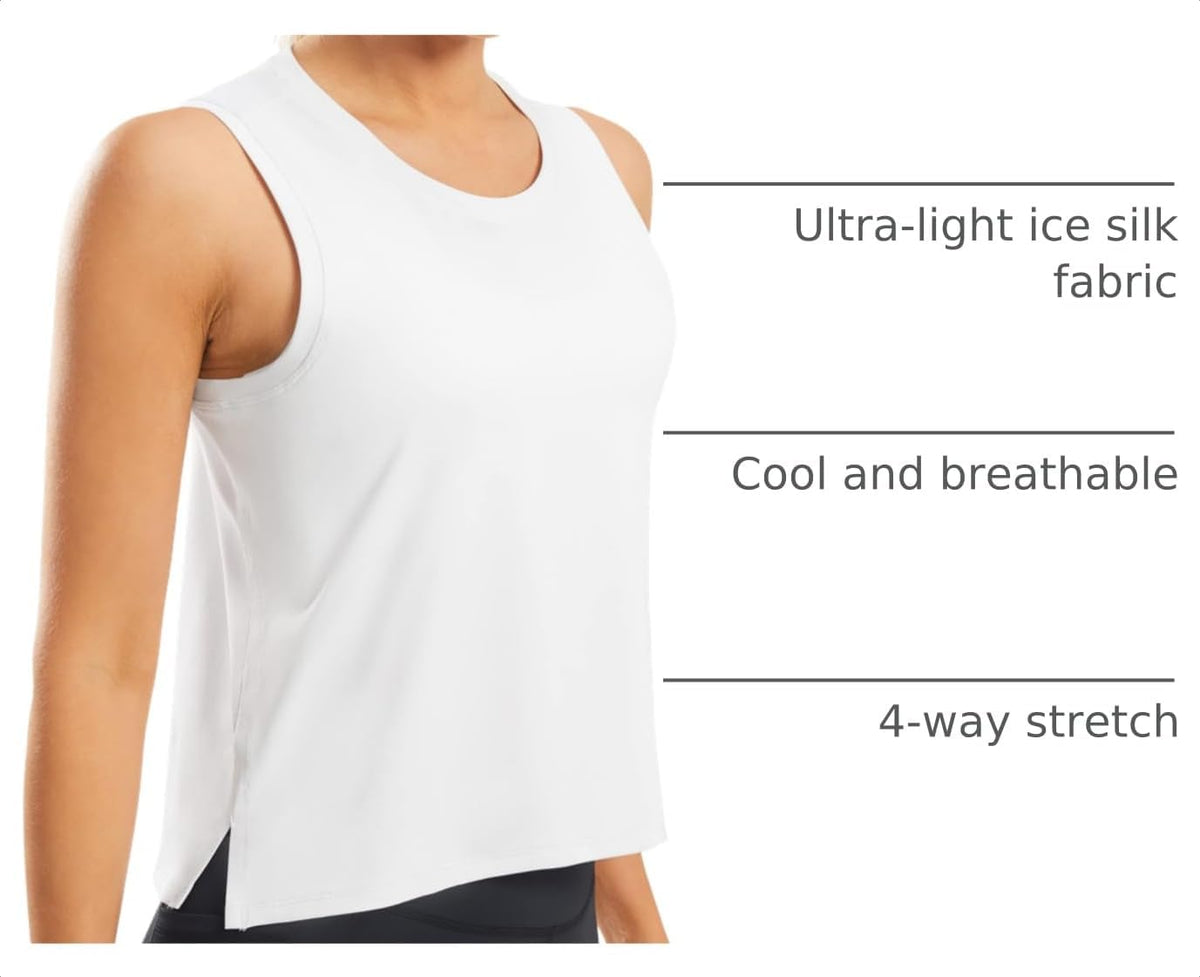 JOYSPELS cool-dry gym top back view