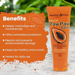 Healthy Care Paw Paw Balm 100g back label directions