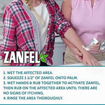Zanfel topical treatment cream for removing urushiol plant oils from skin.