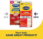 Medicated salicylic acid discs and cushioning pads for corn removal.