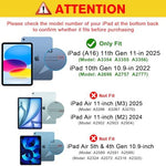 ProCase protective tablet shell showcasing clear transparent back plate