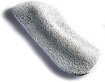 Close up of soft padded leather texture on Pedag heel grips