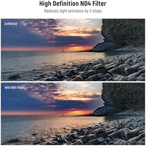 Neewer 67mm multi-coated filter set with cleaning cloth