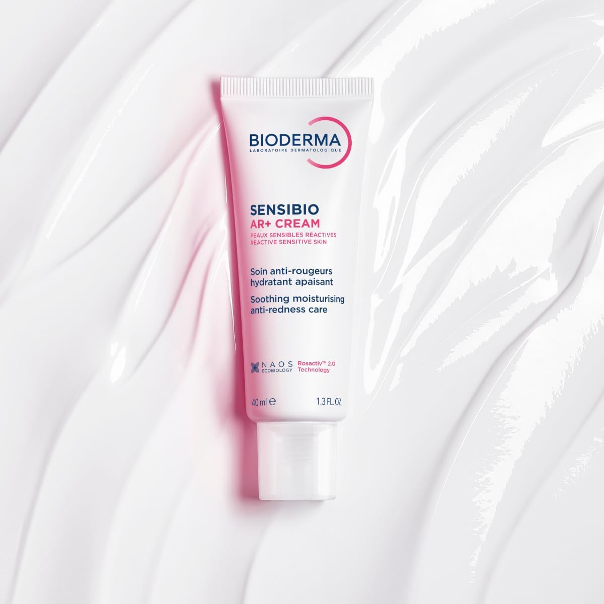 Bioderma Sensibio AR Plus cream applied on skin