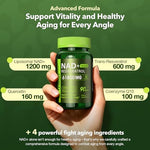 High purity NAD Plus Resveratrol 90 count bottle