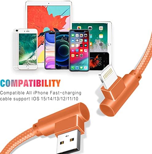 Exeric fast charging Lightning cable connecting seamlessly to an iPad held horizontally for media viewing.