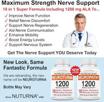 Nuturna maximum strength nerve formula 180 count container