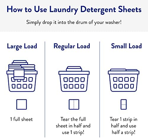 Ultra concentrated fragrance free detergent sheets for stain fighting and sensitive skin care