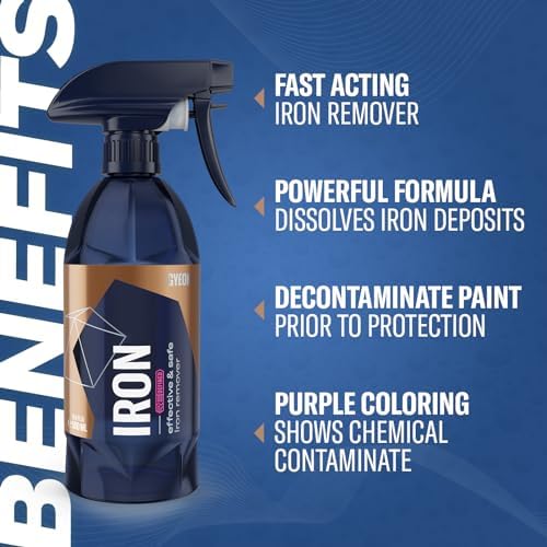 Close up of Gyeon Iron Redefined fallout remover label