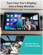 Ottocast wireless CarPlay adapter plugged into vehicle dashboard USB port