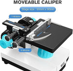 HSL microscope mechanical stage and focus knobs details