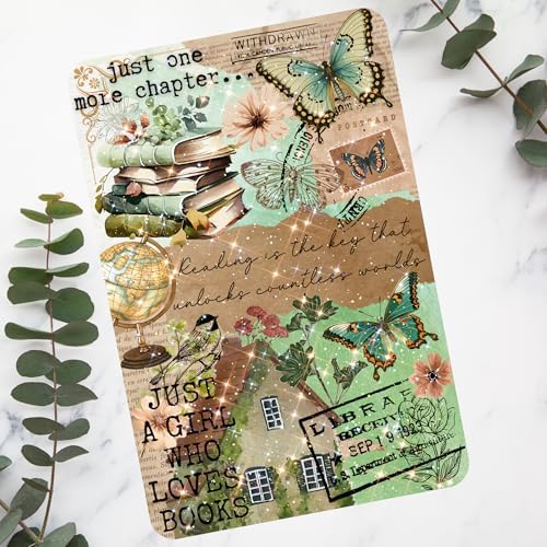 Appalachian Artisans bookish booktok cardstock sticker skin displayed from an angled perspective