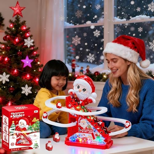 Compact presentation of the portable holiday toy set demonstrating easy disassembly for outdoor travel.