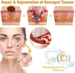 MORKORIA fast acting bee venom treatment applied to skin tag on neck