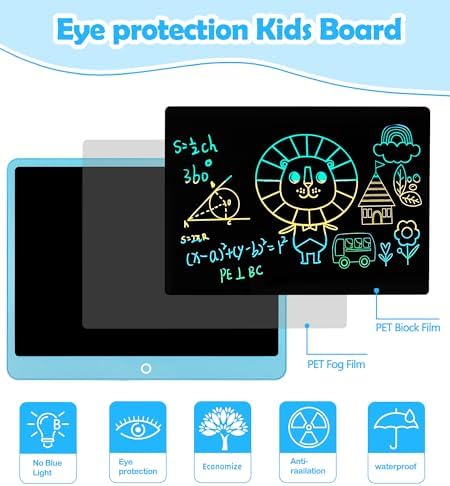 FXI electronic doodle pad showing the lightweight child-safe design with smooth rounded corners