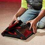 Internal view of Xcelerator rails in Beyblade battle arena