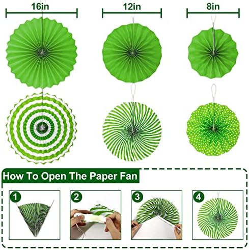 Close up view of high quality PVC and thick cardstock Saint Patrick day party ornaments