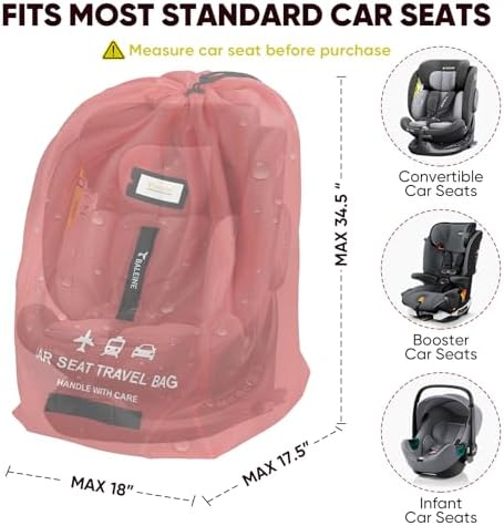 Baleine car seat travel bag with handles for easy carrying