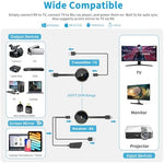 Aimibo 4K wireless HDMI transmitter connected to a laptop