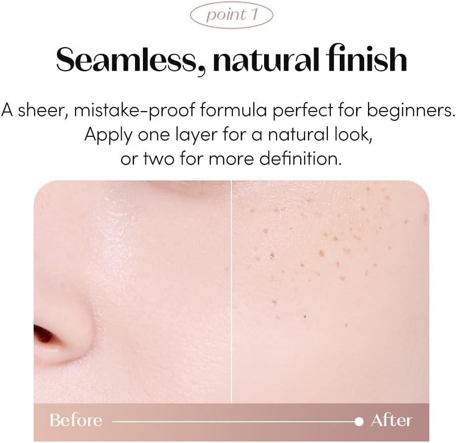 Close up view of the ETUDE Naturally Freckle Pen packaging and applicator