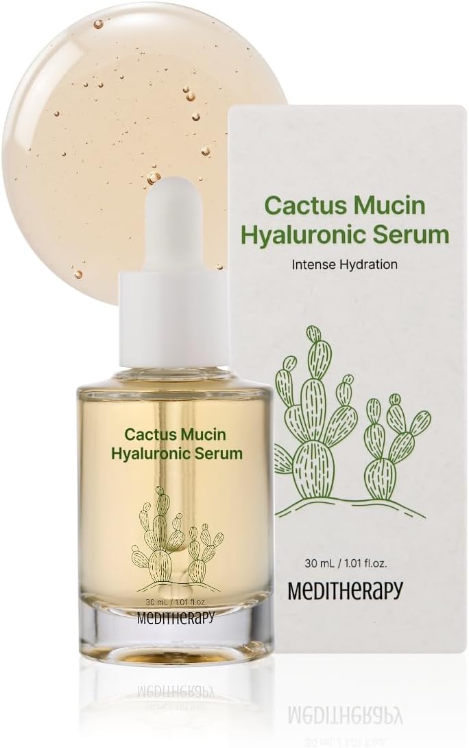 Meditherapy Cactus Mucin Hyaluronic Serum bottle front view