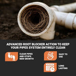 Roebic Laboratories K-77 bottle showing safe for all plumbing seal.