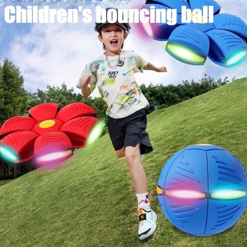 Gcvsdoa stomp ball showing glowing motion activated kinetic LED lights