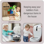 Safety locks for toilet seat and home protection